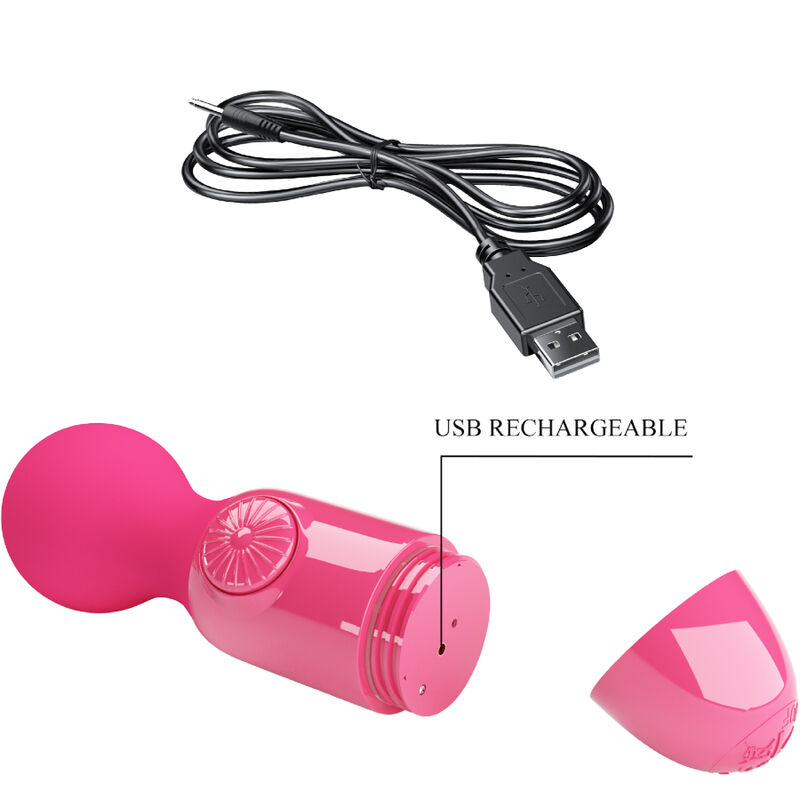 PRETTY LOVE - MAGENTA MINI PERSONAL MASSAGER - Image 6