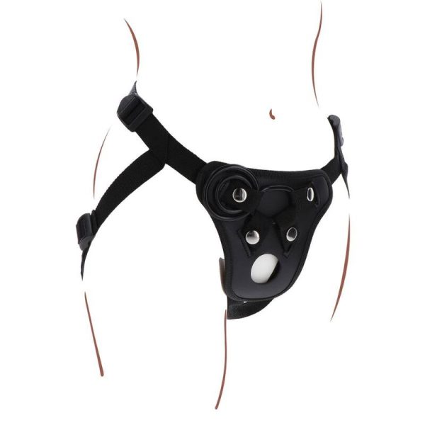 GET REAL - STRAP-ON PLEASURE HARNESS BLACK - Image 6