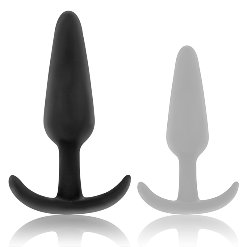 BLACK&SILVER - KAEL SILICONE ANAL PLUG WITH MEDIUM HANDLE - Image 4