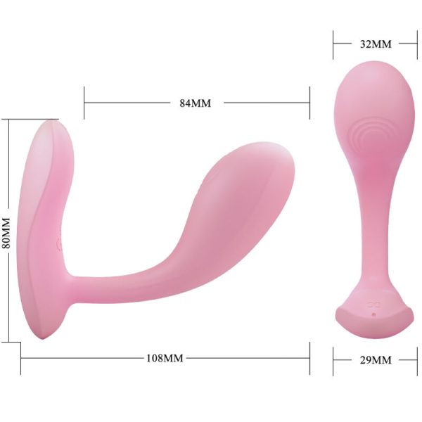 PRETTY LOVE - BAIRD G-SPOT 12 VIBRATIONS RECHARGEABLE PINK APP - Image 5