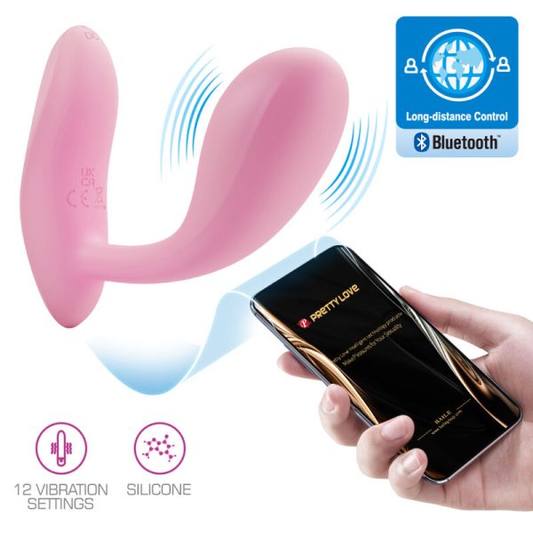 PRETTY LOVE - BAIRD G-SPOT 12 VIBRATIONS RECHARGEABLE PINK APP - Image 8