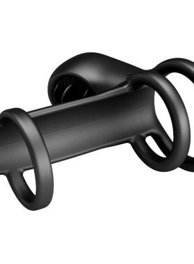 PRETTY LOVE - JAMMY PENIS SHEATH 12 VIBRATIONS WITH RECHARGEABLE SILICONE TONGUE