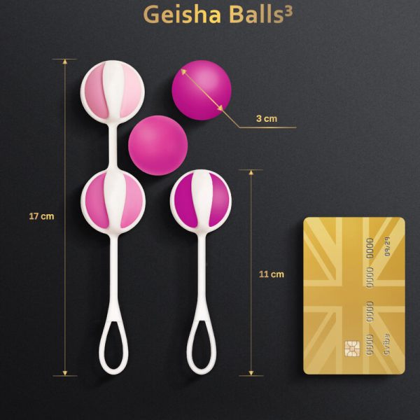 G-VIBE - SET 5 GEISHA BALLS3 PINK - Image 3