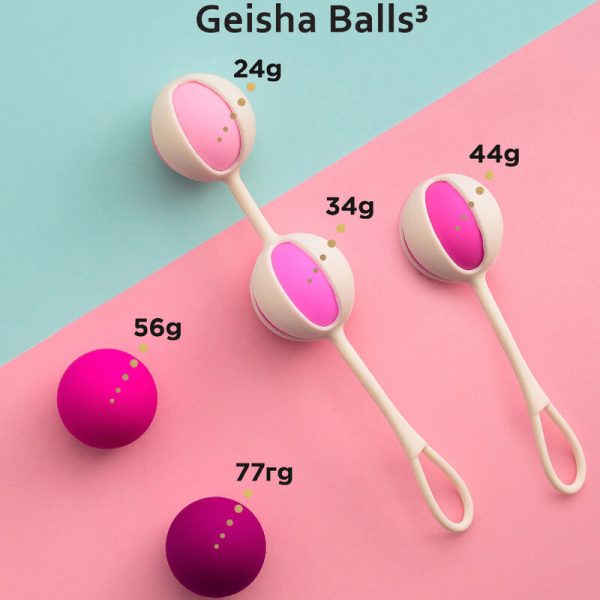 G-VIBE - SET 5 GEISHA BALLS3 PINK - Image 2