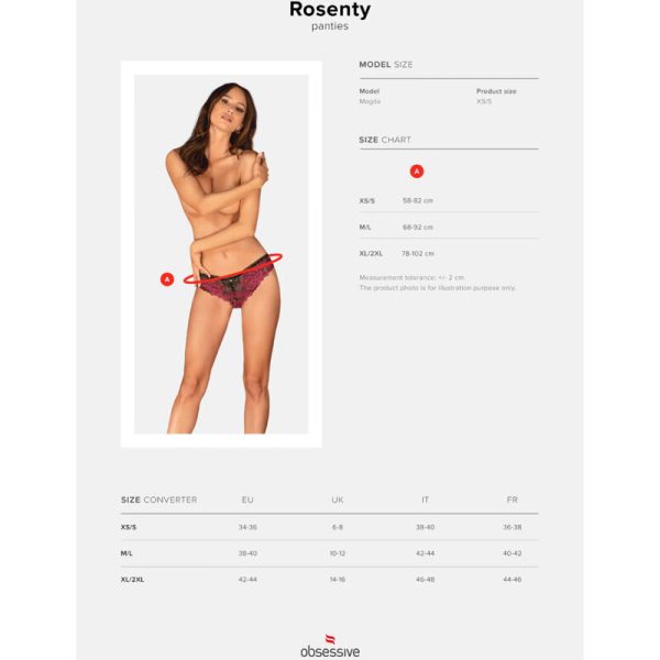 OBSESSIVE - ROSENTY PANTIES XS/S - Image 7