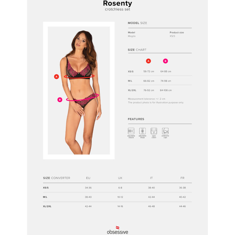 OBSESSIVE - ROSENTY SET TWO PIECES XL/XXL - Image 7