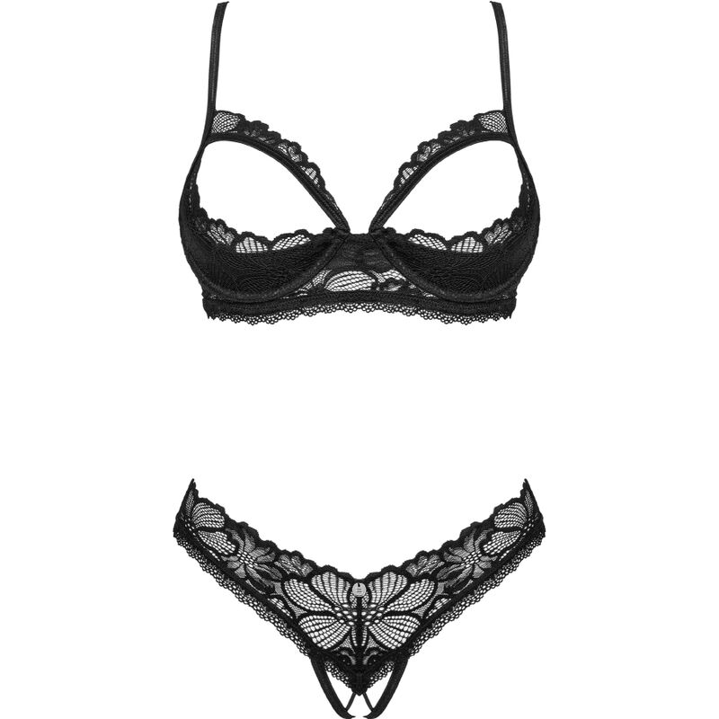 OBSESSIVE - SERAFIA SET TWO PIECES CUPLESS XS/S - Image 5