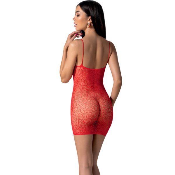 PASSION - BS096 RED BODYSTOCKING ONE SIZE - Image 2