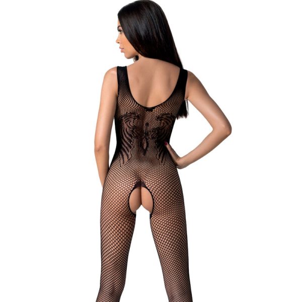 PASSION - BS098 BLACK BODYSTOCKING ONE SIZE - Image 2