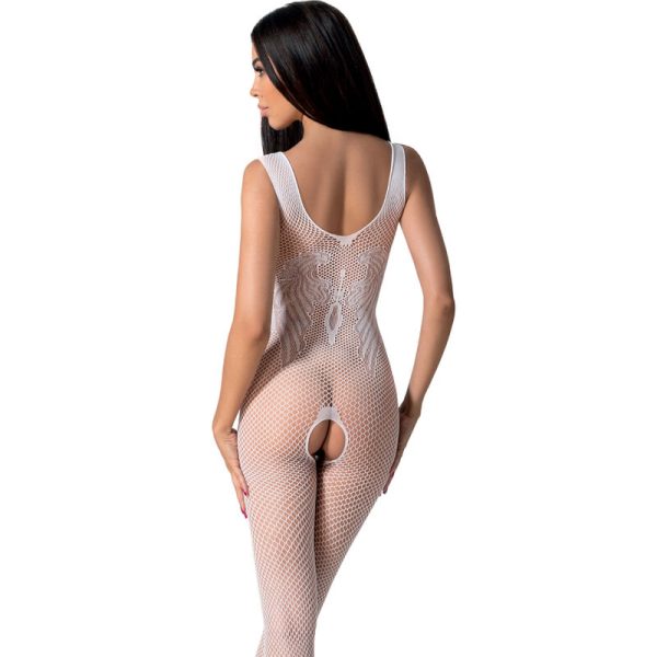 PASSION - BS098 WHITE BODYSTOCKING ONE SIZE - Image 2