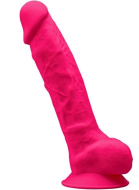 SILEXD - MODEL 1 REALISTIC PENIS PREMIUM SILEXPAN SILICONE FUCHSIA 23 CM