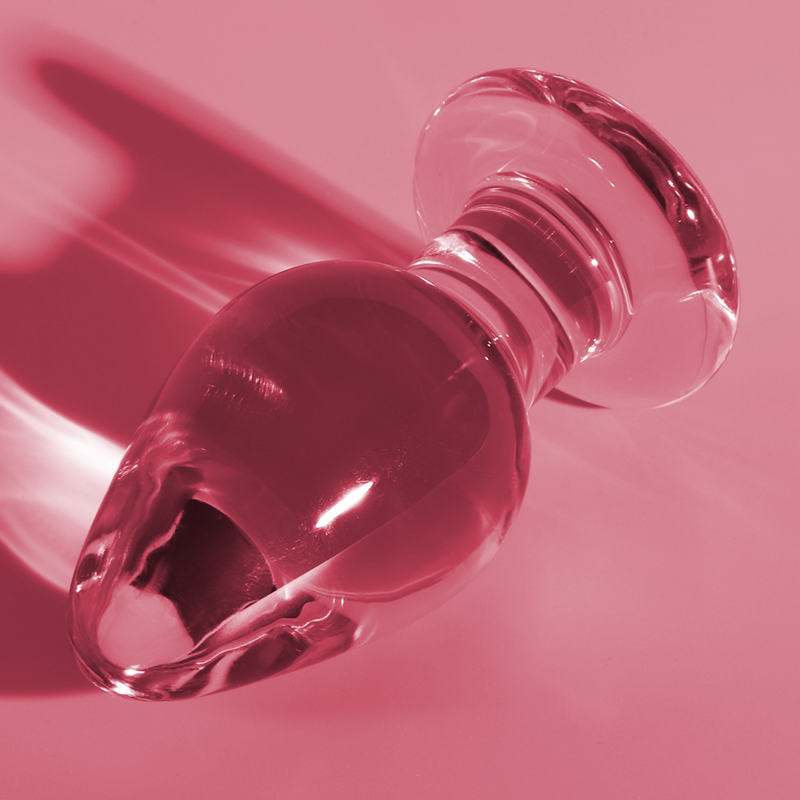 NEBULA SERIES BY IBIZA - MODEL 3 ANAL PLUG BOROSILICATE GLASS PINK 11 CM -O- 5 CM - Image 6
