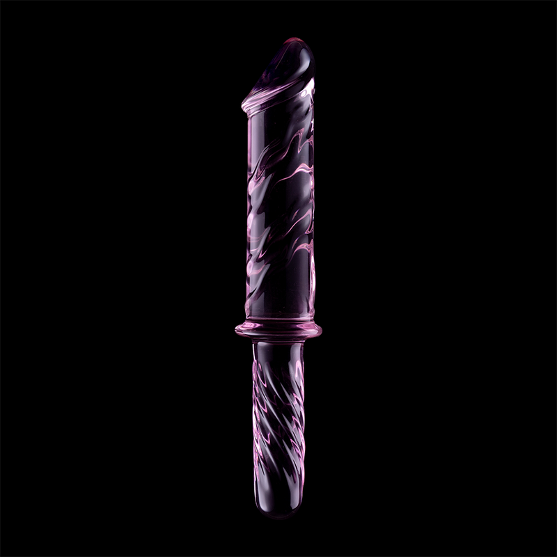 NEBULA SERIES BY IBIZA - MODEL 24 DILDO BOROSILICATE GLASS PINK 28.5 CM -O- 5 CM - Image 7