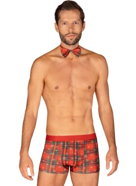 OBSESSIVE - MS MERRILO BOXER SHORTS & BOW TIE XXL/XXXL