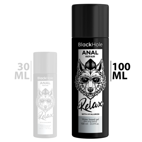 BLACK HOLE - ANAL REPAIR WATER BASED RELAX WITH HYALURON 100 ML - Image 2