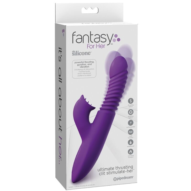FANTASY FOR HER - CLITORIS STIMULATOR WITH HEAT OSCILLATION AND VIBRATION FUNCTION VIOLET - Image 5