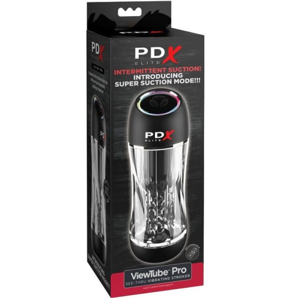 PDX ELITE - STROKER VIEWTUBE PRO VIBRATOR TRANSPARENT - Image 3