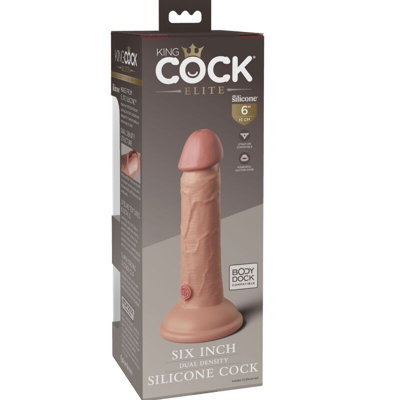 KING COCK - ELITE REALISTIC SILICONE DILDO 15.2 CM - Image 6