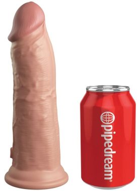 KING COCK - ELITE REALISTIC DILDO VIBRATING & SILICONE 20.3 CM