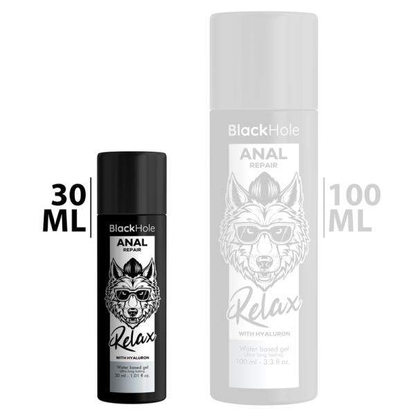 BLACK HOLE - ANAL REPAIR WATER BASED RELAX WITH HYALURON 30 ML - Image 2