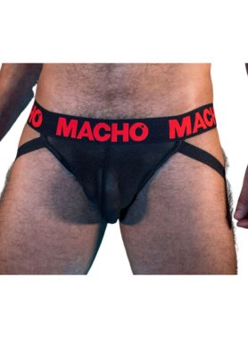 MACHO - MX26X2 JOCK BLACK/RED M