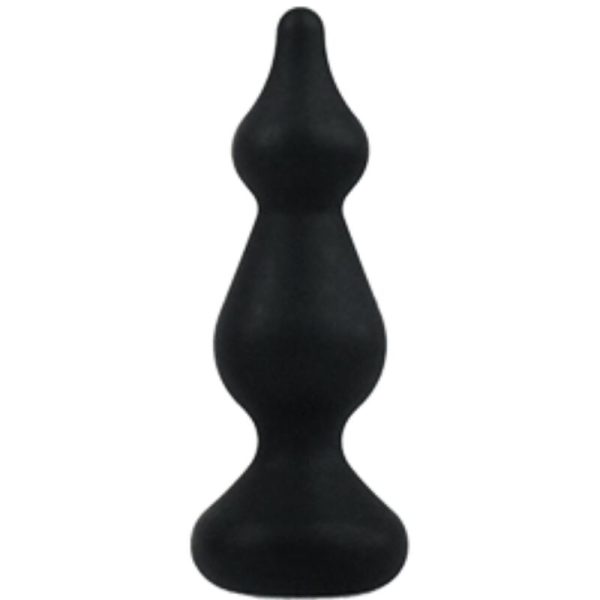 ADRIEN LASTIC - AMUSE ANAL PLUG SILICONE BLACK SIZE S