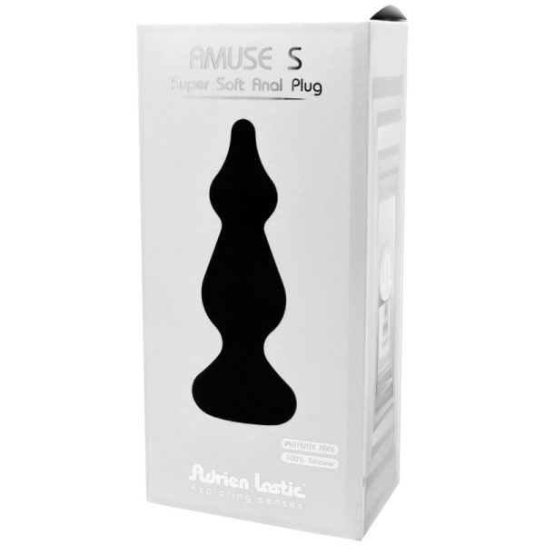 ADRIEN LASTIC - AMUSE ANAL PLUG SILICONE BLACK SIZE S - Image 3