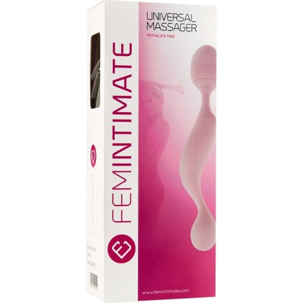 FEMINTIMATE - UNIVERSAL MASSAGER SILICONE VIBRATOR PINK - Image 5