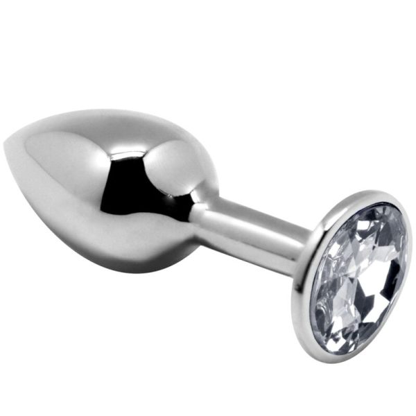 ALIVE - ANAL PLEASURE MINI PLUG METAL WHITE SIZE L