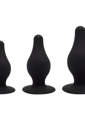 SILEXD - KIT ANAL PLUG PREMIUM SILEXPAN SILICONE THERMOREACTIVE SIZE S / M / L