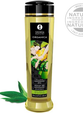 SHUNGA - ORGANIC MASSAGE OIL GREEN TEA 240 ML