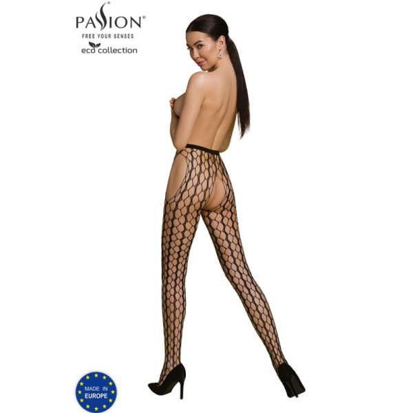 PASSION - ECO COLLECTION BODYSTOCKING ECO S007 BLACK - Image 2