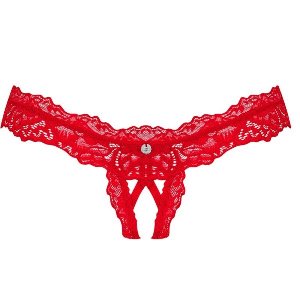 OBSESSIVE - AMOR CHERRIS THONG CROTCHLESS L/XL - Image 5