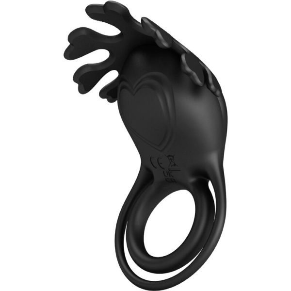 PRETTY LOVE - RUBEN VIBRATOR RING 7 VIBRATIONS BLACK SILICONE - Image 2