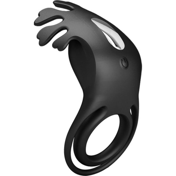 PRETTY LOVE - RUBEN VIBRATOR RING 7 VIBRATIONS BLACK SILICONE - Image 3