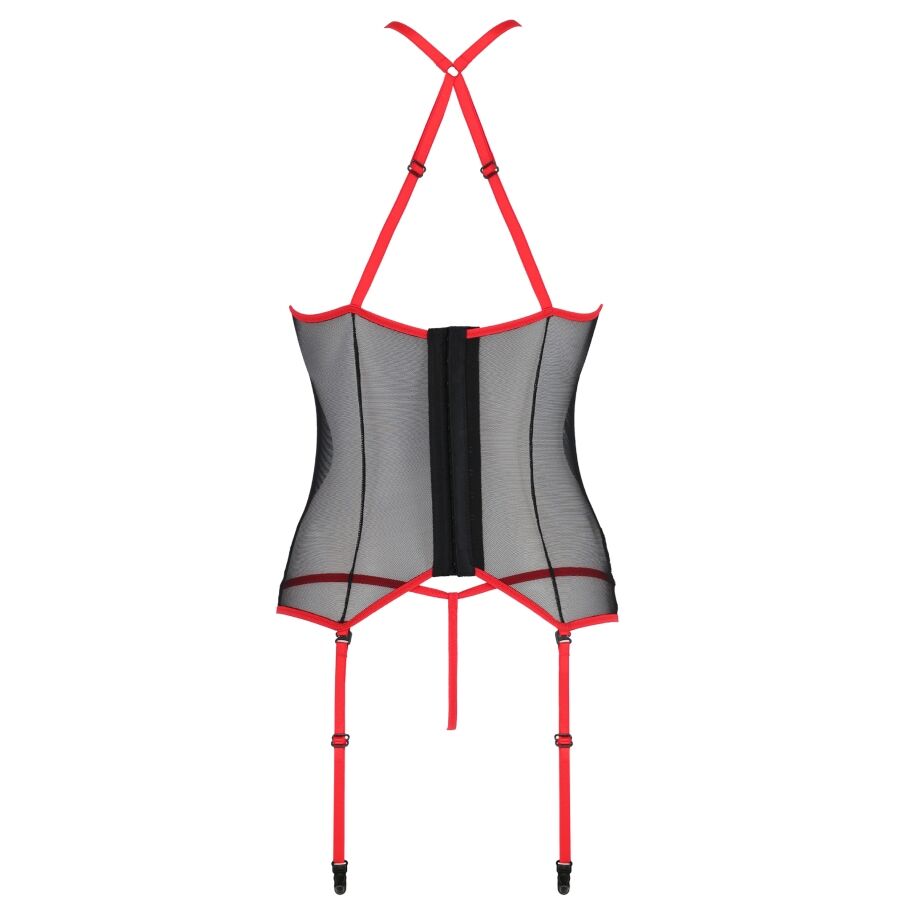 PASSION - SATARA CORSET EROTIC LINE RED L/XL - Image 4