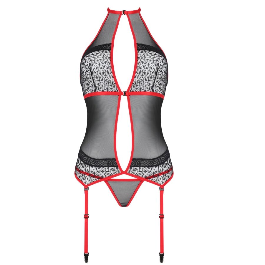 PASSION - SATARA CORSET EROTIC LINE RED L/XL - Image 3