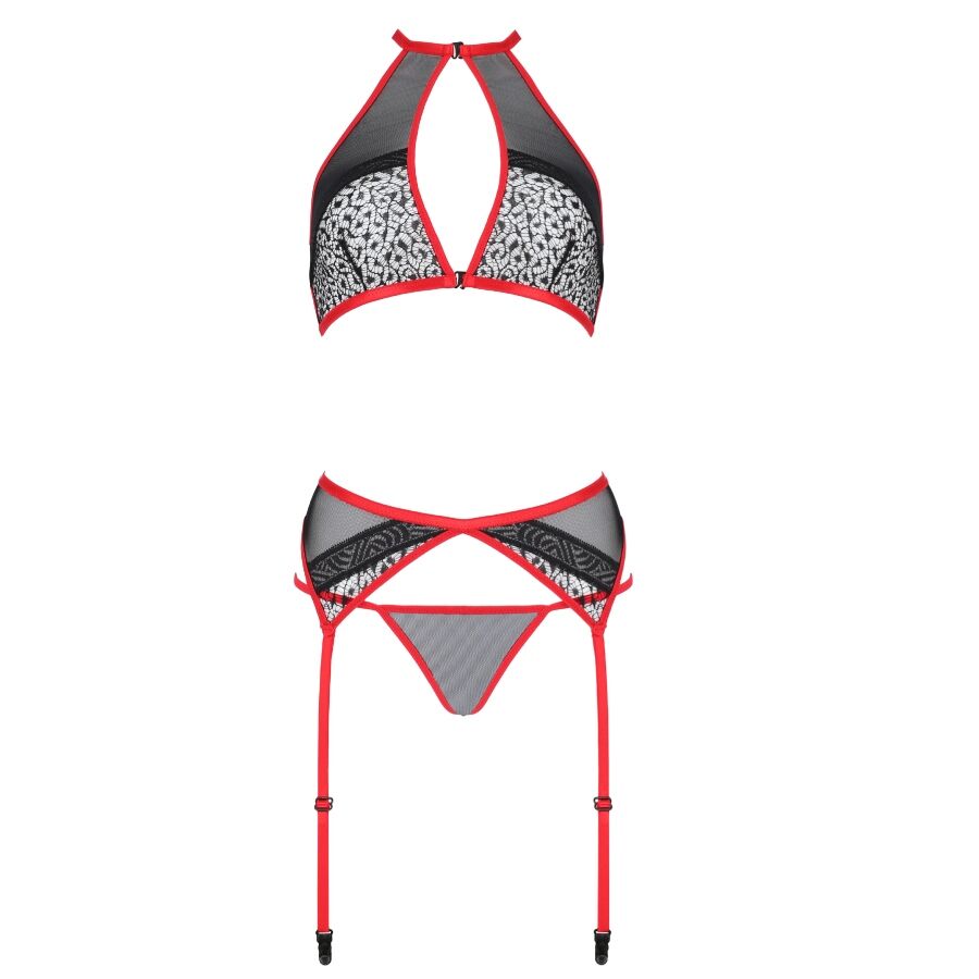 PASSION - SATARA SET EROTIC LINE RED S/M - Image 4