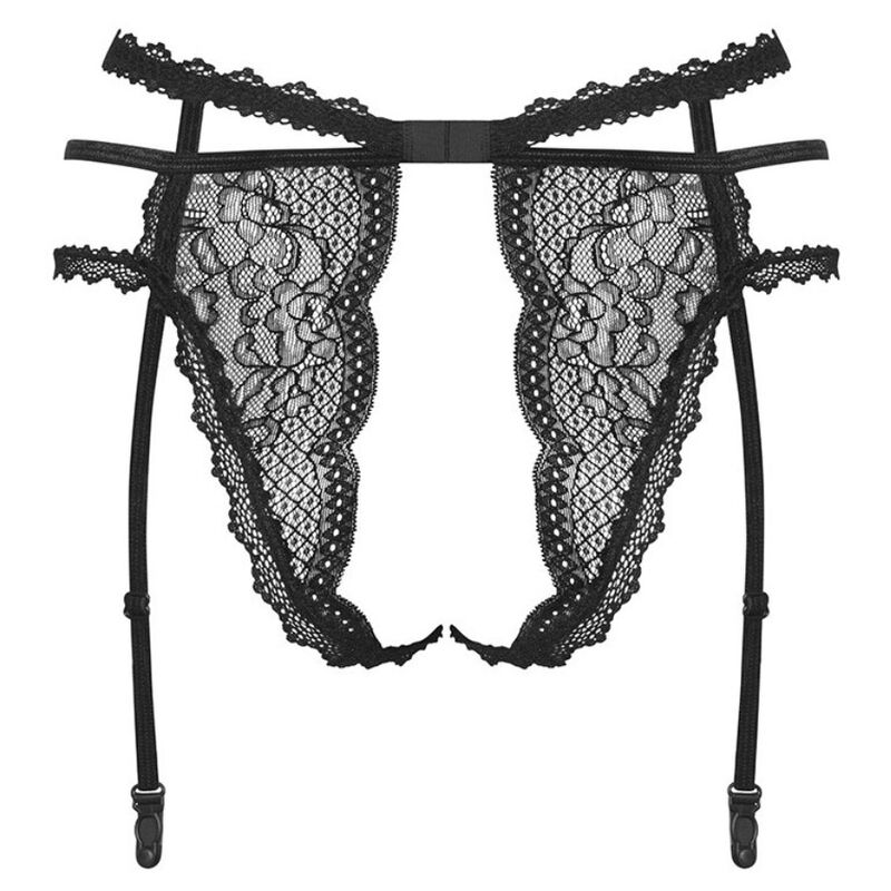 OBSESSIVE - PEARLOVE GARTER BELT BLACK XS/S - Image 6