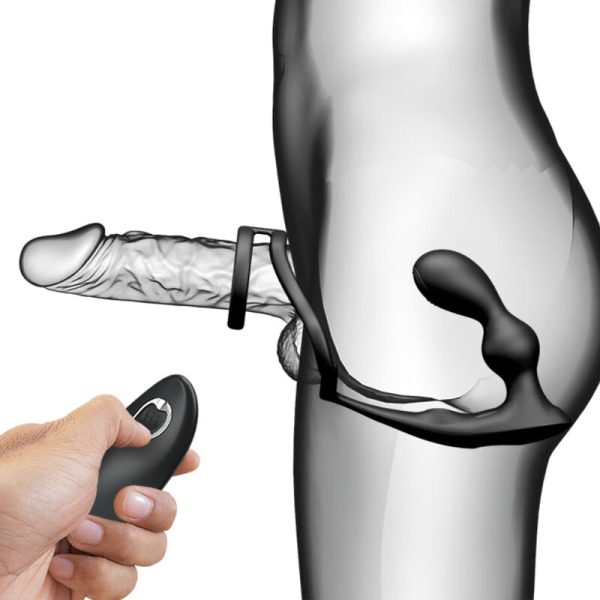 PRETTY LOVE - MARSHALL PENIS RING WITH VIBRATORY ANAL PLUG WITH REMOTE CONTROL - Image 8