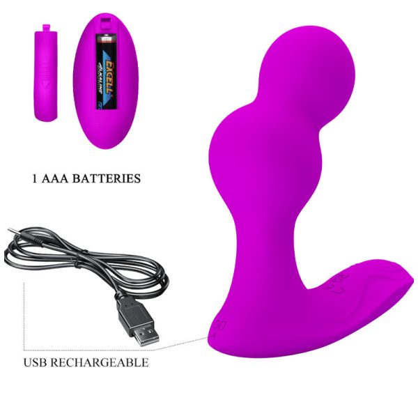 PRETTY LOVE - TERRANCE ANAL VIBRATOR MASSAGER WITH REMOTE CONTROL - Image 7