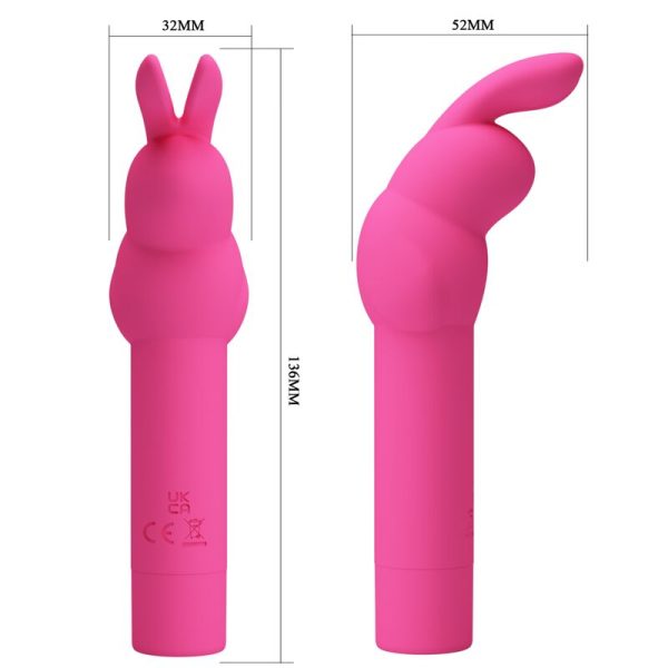 PRETTY LOVE - GERARDO FUSCHIA RABBIT SILICONE VIBRATOR - Image 7