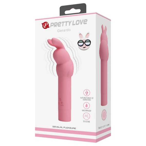 PRETTY LOVE - GERARDO PINK RABBIT SILICONE VIBRATOR - Image 2