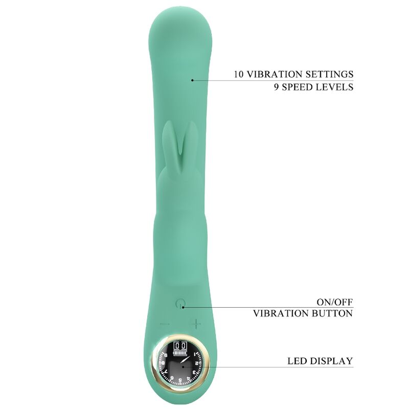 PRETTY LOVE - LAMAR RABBIT VIBRATOR & GREEN G-SPOT - Image 8
