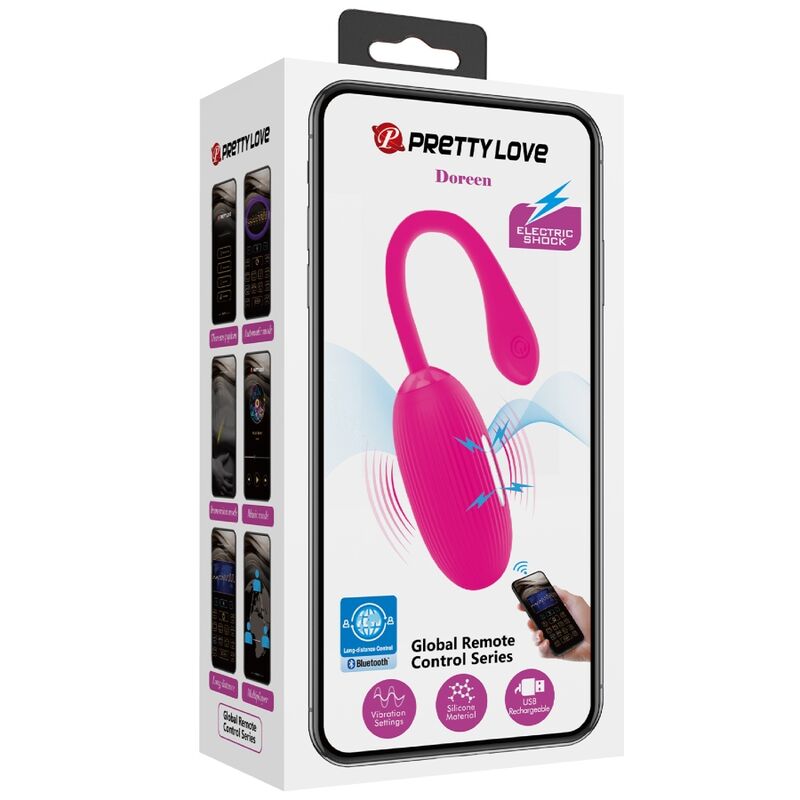 PRETTY LOVE - DOREEN RECHARGEABLE VIBRATING EGG MAGENTA REMOTE CONTROL - Image 12