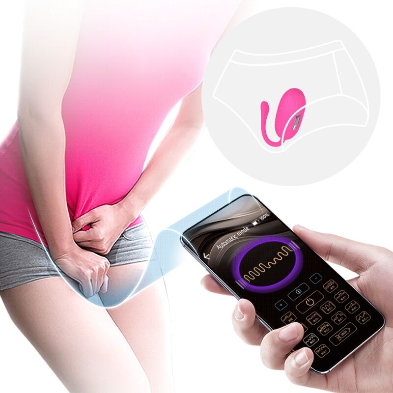 PRETTY LOVE - DOREEN RECHARGEABLE VIBRATING EGG MAGENTA REMOTE CONTROL - Image 7