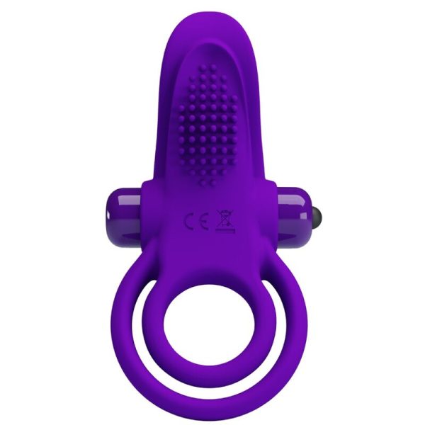 PRETTY LOVE - PURPLE VIBRATING PENIS RING - Image 2