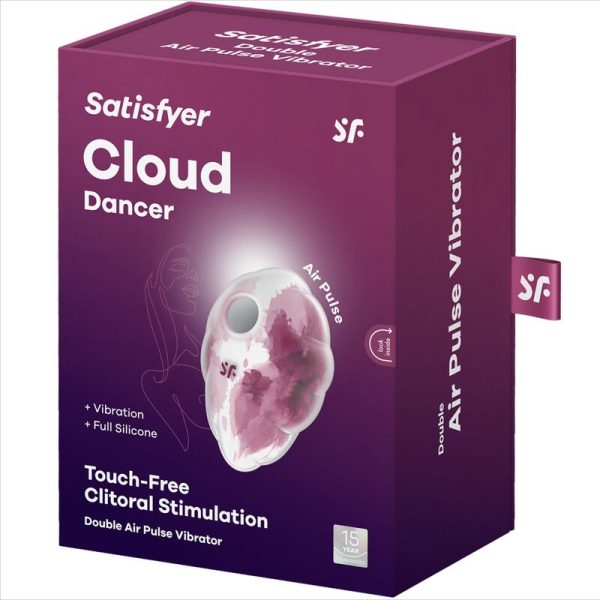 SATISFYER - CLOUD DANCER RED VIBRATOR AIR PULSE - Image 7