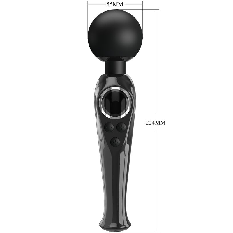 PRETTY LOVE - SKYLER VIBRATOR WAND BLACK - Image 5