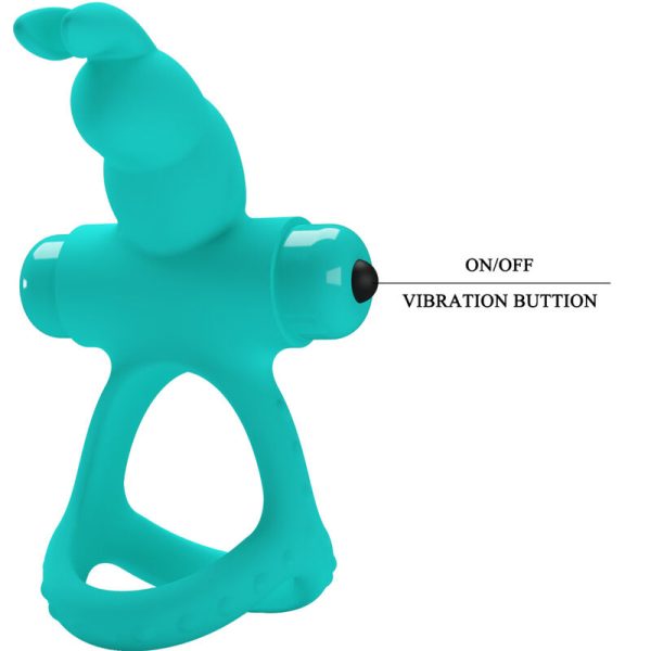 PRETTY LOVE - FIGGY GREEN RABBIT VIBRATOR RING - Image 6